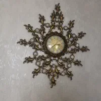 فروش ساعت دیواری برنج اصل ، سالم