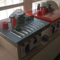 دستگاه لبه چسبان منحنی وراسته زنPVCپرتابل کارگاهی