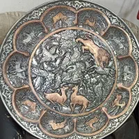 سینی قلم زنی|صنایع دستی و سایر لوازم تزئینی|اصفهان, جاوان|دیوار