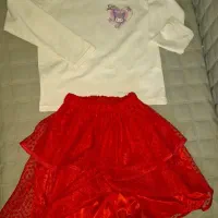 بلوز و دامن(دامن آستردار) کاملا نو