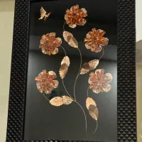 تابلو گل برجسته مسی