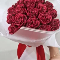 دسته گل روبانی