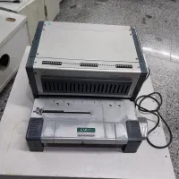 دستگاه پانچ برقی سیمی کن مارپیچ صحافی فنرزن کتاب