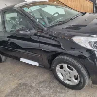 207 پانا مشکی|خودرو سواری و وانت|قم, پشت انبار نفت|دیوار