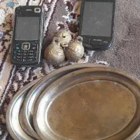 گلدان برنجی ..سینی برنجی..زنگوله برنجی