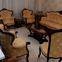 مبل و میزناهارخوری استیل