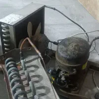 متور و کندانسور یخچال ویترینی