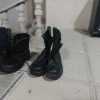 پوتین نظامی ساق بلند چرم بهمن