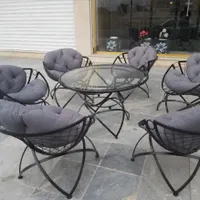 مبلمان فانتزی ویلایی|میز و صندلی غذاخوری|چمستان, |دیوار