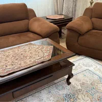 مبلمان همراه با جلو مبلی و میز غذاخوری ۸ نفره|مبلمان خانگی و میز عسلی|رشت, منظریه|دیوار