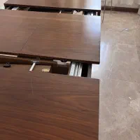 میز ناهار خوری ۸ نفره در صورت نیاز ۱۲ نفره میشود|میز و صندلی غذاخوری|تهران, مینی‌سیتی (شهرک نفت)|دیوار