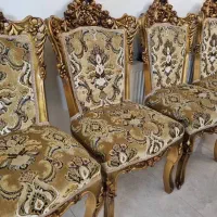 صندلی سلطنتی طلایی|مبلمان خانگی و میز عسلی|اندیشه, اندیشه فاز ۳|دیوار