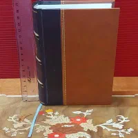 قرآن جلد چرم مریخی کاغذ مارگانو معطر قطع رقعی