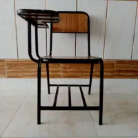 صندلی دانش آموزی دسته دار چوبی