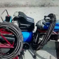 لوله بازکنی با دستگاه فنر و پمپ بادفقط 350