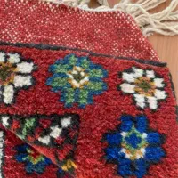 فرش دستبافت ترکمن درحد نو قرمز  چله پشم|فرش|تهران, حکیمیه|دیوار