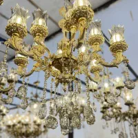 لوستر مدل پرنس لاکچری ۱۱۸۳|لوستر و چراغ آویز|ساوه, |دیوار