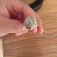 انگشتر نقره شجره و فیروزه|جواهرات|اصفهان, شهرک کاوه|دیوار