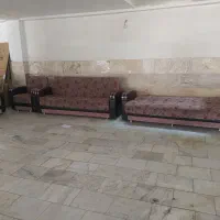 مبل ده نفری تختخواب شو پارچه ترک
