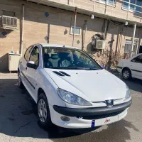 206 سفید سالم و تمیز