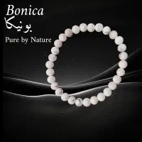 دستبند سنگ هائولیت سفید کد 203