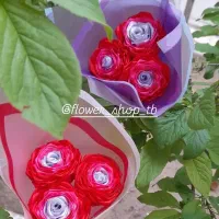 گل روبانی|گل مصنوعی|رشت, منظریه|دیوار