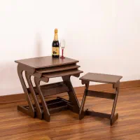 میز عسلی چهار تیکه مدل آرگوس شرکت دکورال