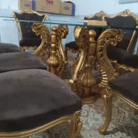 میز ناهار خوری 8نفره بسیار تمیز و در حد نو