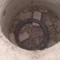 تنور گلی با شعله