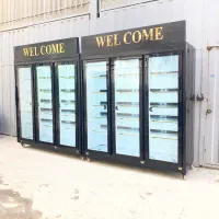 یخچال ایستاده ۳درب ۲متری پشت بسته فروشگاهی
