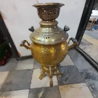 سماور گازی برنجی|کلکسیون اشیاء عتیقه|قم, انصار‌الحسین|دیوار