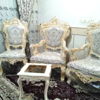 مبل سلطنتی 9 نفره|مبلمان خانگی و میز عسلی|قم, قلعه کامکار|دیوار