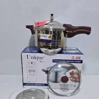 زودپز ۵ لیتری یونیک مکس حک شده تک دسته کف چدن|ظروف پخت‌وپز|تهران, علم و صنعت|دیوار
