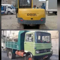 حمل نخاله بابکت اجاره مینی بیل  خاور  بیل مکانیکی