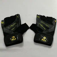 دستکش نیم پنجه ورزشی باشگاه بدنسازی راژ|لباس|قم, نیروگاه|دیوار