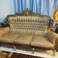 ست مبل 9 نفره سلطنتی ناهار خوری 6 نفره و بوفه|مبلمان خانگی و میز عسلی|سلمان‌شهر, |دیوار