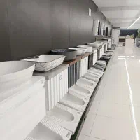 روشویی 3D PVC Sheet سه بعدی کابینتی+شیرآلات تولید