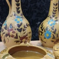 کوزه کوچک و جاسگاری آنتیک با قدمت ۵۰ سال|صنایع دستی و سایر لوازم تزئینی|بابلسر, |دیوار