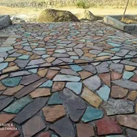 سنگ کاری مالون آبنما کف باربیکیو|خدمات پیشه و مهارت|اصفهان, باغ زیار|دیوار