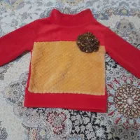 پیراهن دخترانه.نو.مخمل گلفت