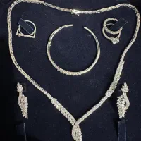 سرویس نقره طرح طلای سفید سفارشی|جواهرات|کرج, حصارک بالا|دیوار