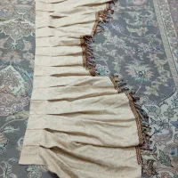 پرد توری قهوه ای