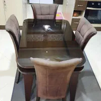 میزنهارخوری چهارنفره|میز و صندلی غذاخوری|بابل, |دیوار