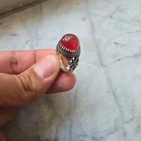 انگشتر عقیق نقره|جواهرات|خمینی‌شهر, |دیوار