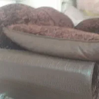 مبل ۷نفره چرم ومخمل درجه ۱