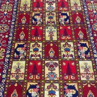 فرش دستباف (بساک)۳ متری نقشه بختیار چله ابریشم|فرش|مشکیندشت, |دیوار