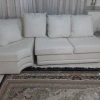 مبل چرم سفید|مبلمان خانگی و میز عسلی|تهران, مشیریه|دیوار