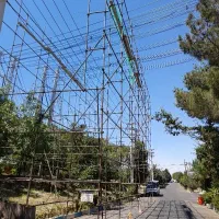 داربست فلزی پیام نما