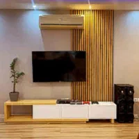 نصب تلویزیون روی دیوار،تنظیم آنتن،طراحی تی وی وال|خدمات پیشه و مهارت|یزد, |دیوار