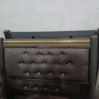 دو عدد تخت خواب فلزی یک نفره